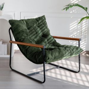 MAXYOYO Fauteuil de Salon en Velours Côtelé