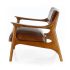 Notre test de IDMarket fauteuil scandinave en tissu gris Anthracite