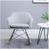 Notre test de IDMarket fauteuil scandinave en tissu gris Anthracite