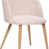 Notre test du Mingone Fauteuil de Salon en tissu lin gris, accoudoirs en bois