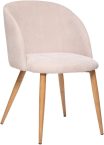 Notre test de l&rsquo;Atmosphera Celeste, fauteuil scandinave en velours côtelé beige