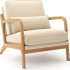 Notre test du Bonnlo Fauteuil de Salon en velours côtelé, style rétro