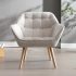 Notre test du Meuble Cosy Fauteuil à Bascule Scandinave en velours côtelé