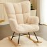 Notre test de l&rsquo;IWMH, fauteuil scandinave en velours gris avec rangement