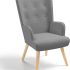 Notre test du chairus Fauteuil de Salon, Chaise Scandinave Bleu à pieds dorés