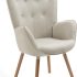 Notre test du Hellove, fauteuil salon double dossier design scandinave en velours noir