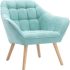 Notre test du Vente-unique LUOSTO, fauteuil scandinave en tissu gris